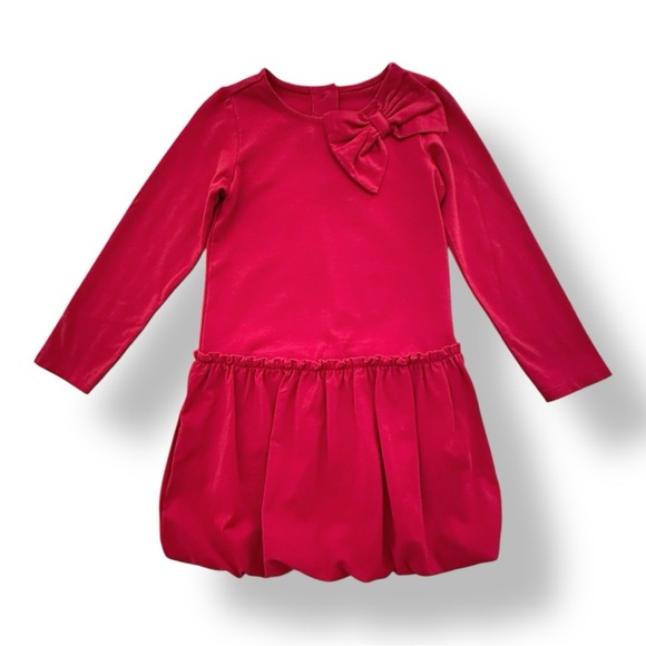 Janie & Jack | Victorian Holiday Knit Bubble Dress (4) ♥️ - Picture 1 of 6